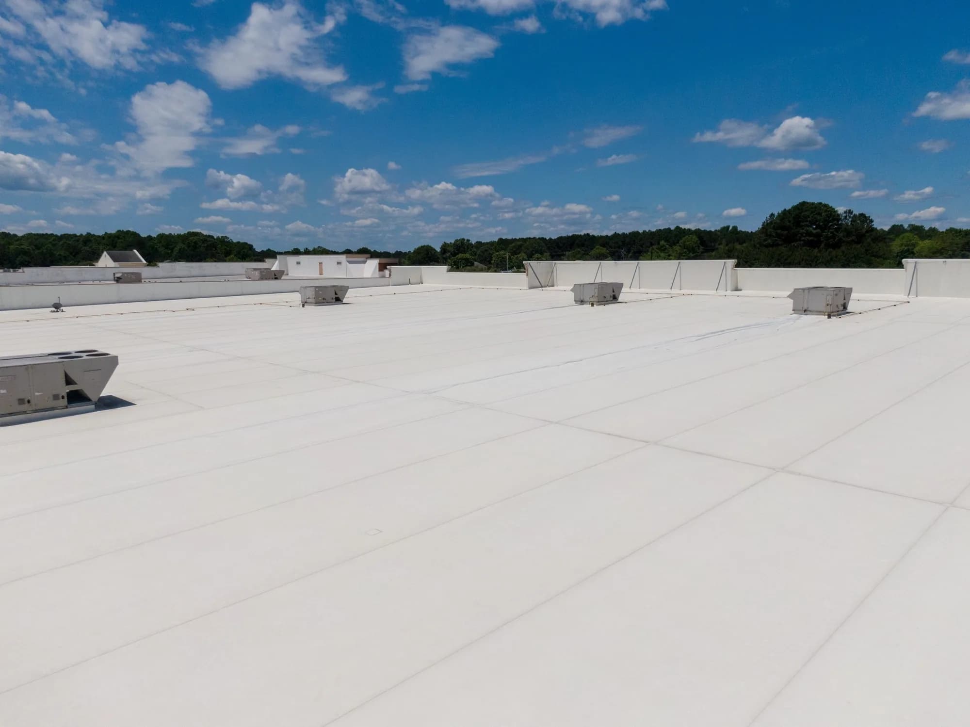 Completed Flat Roof Coating System